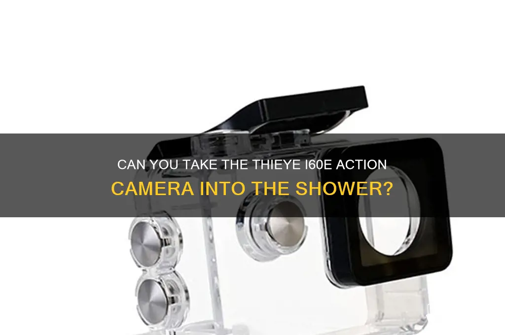 can i take the thieye i60e to the shower