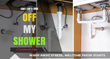 Can You Tap a Sink Off Your Shower? A Plumbing Guide