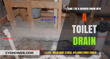 Can You Tie a Shower Drain into a Toilet Drain?
