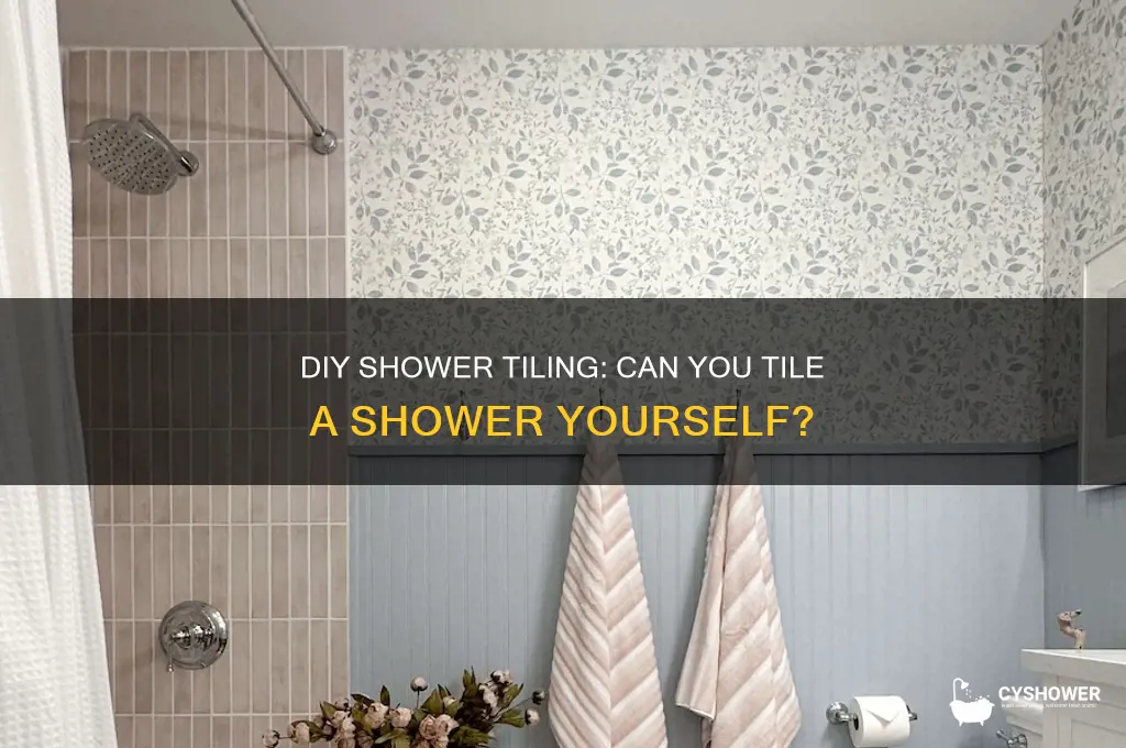 can i tile a shower myself