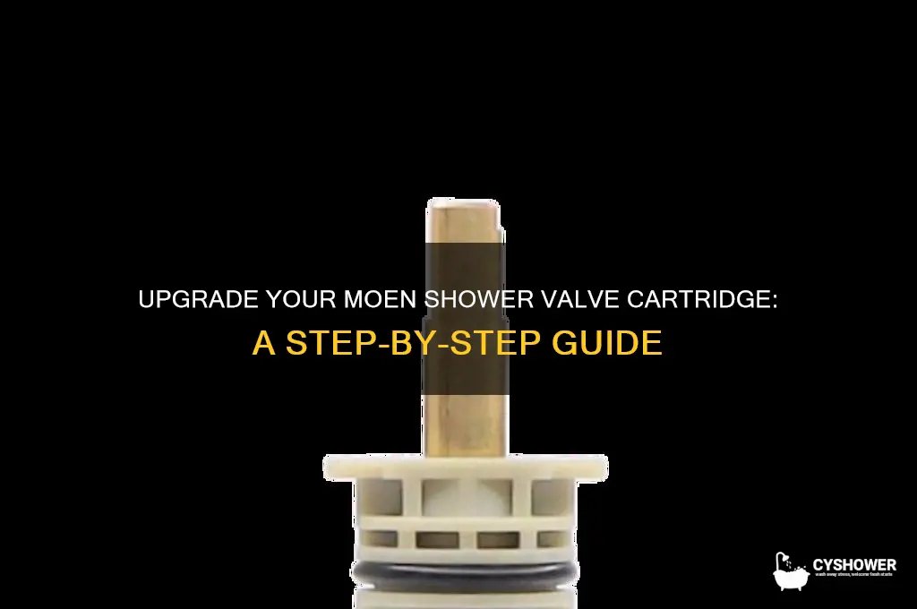 can i upgrade the cartridge in my moen shower valve