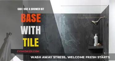 Using a Shower Kit Base with Tile: What You Need to Know