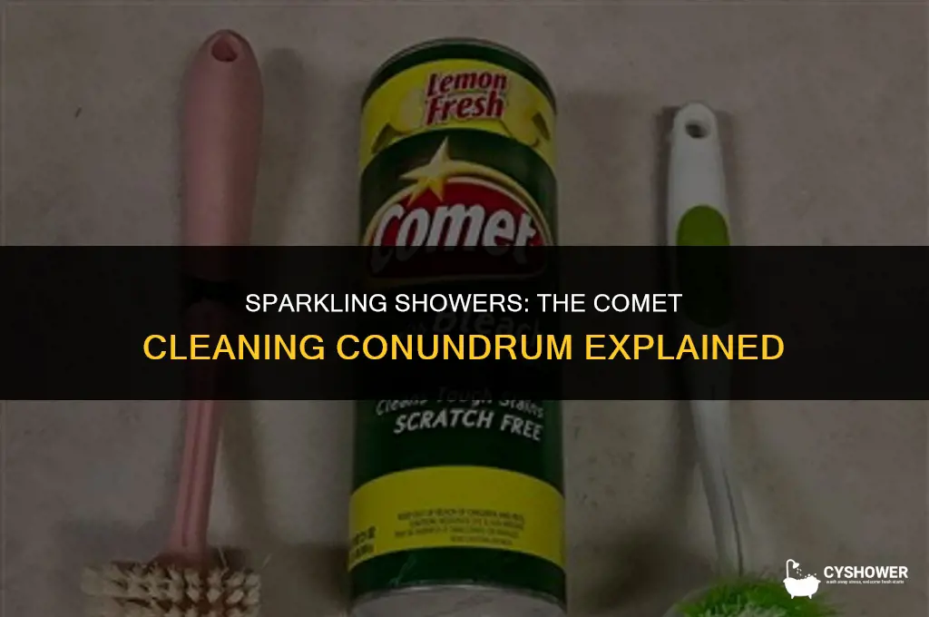 can i use comet to clean my shower