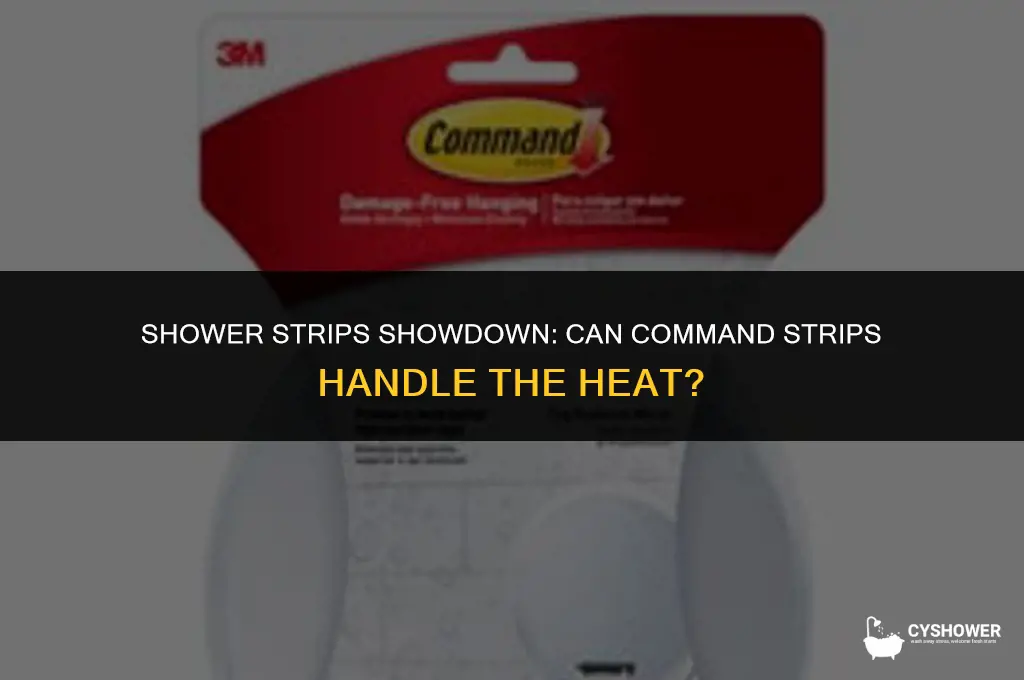 can i use command strips in shower