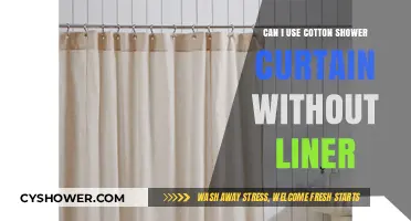 Cotton Shower Curtain Without Liner: A Practical Guide