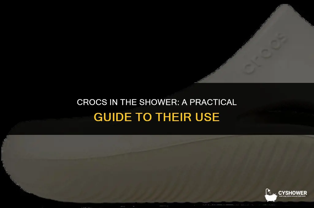 can i use crocs as shower shoes