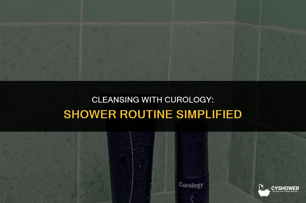 can i use curology in the shower