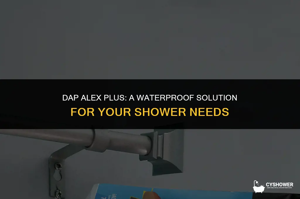 can i use dap alex plus for shower