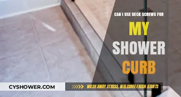 Deck Screws for Shower Curb: A Practical Guide