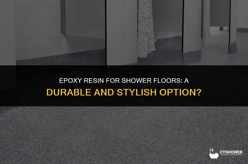 can i use epoxy resin for shower floor