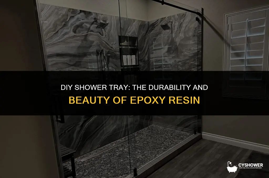 can i use epoxy to make a shower tray