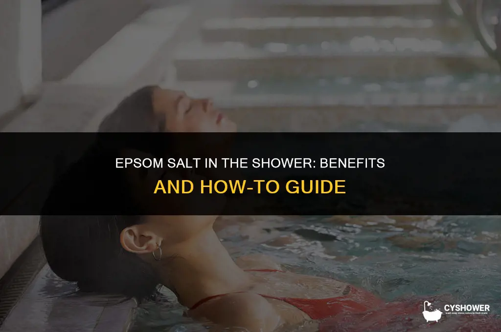 can i use epsom salt in shower