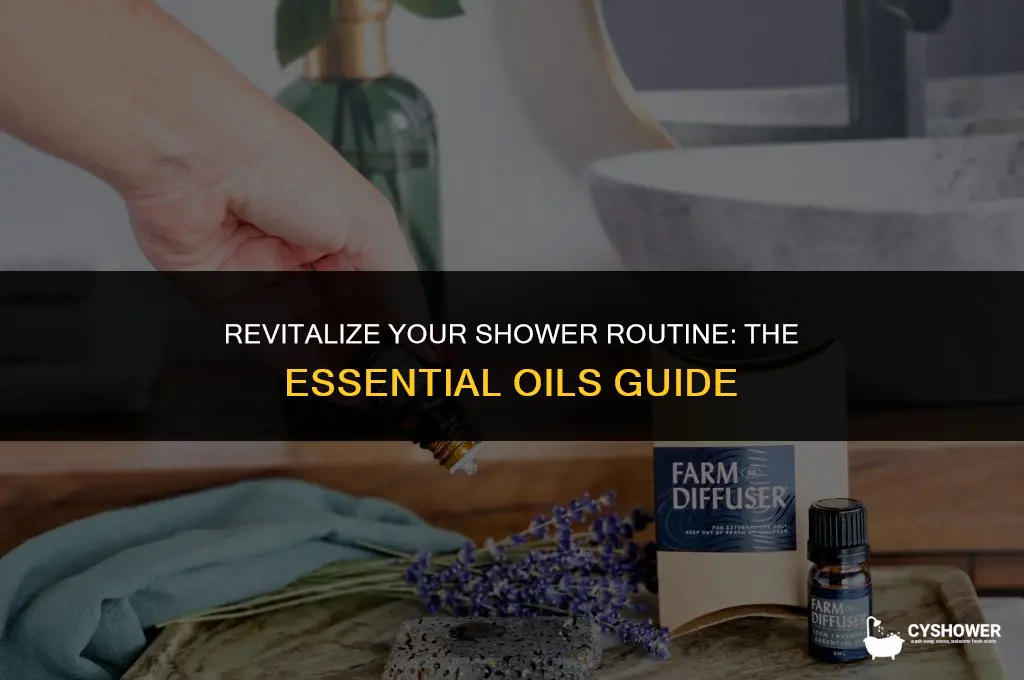 can i use essential oils in the shower