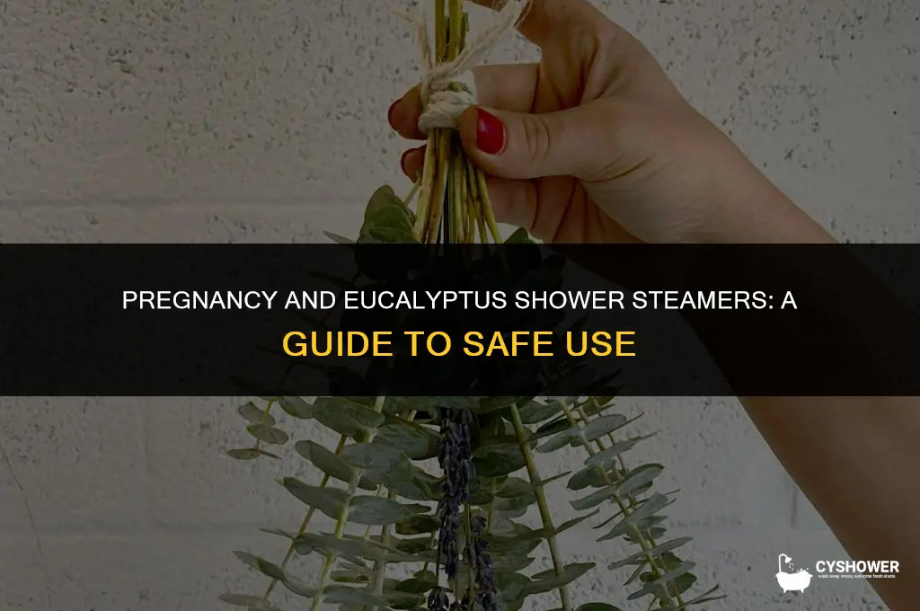 can i use eucalyptus shower steamer while pregnant