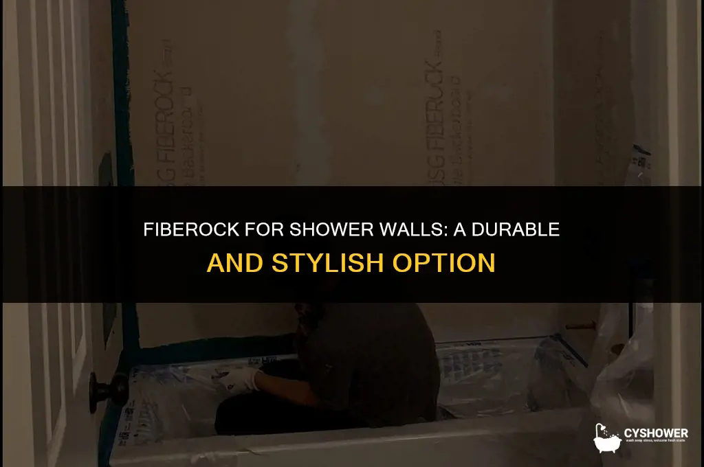 can i use fiberock for shower walls