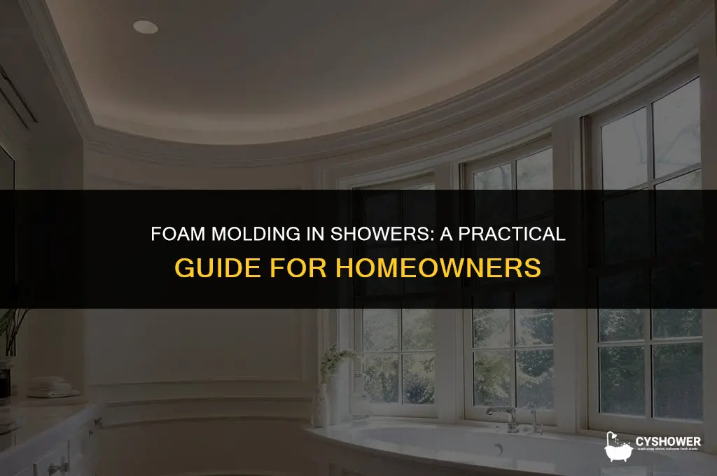 can i use foam molding in shower