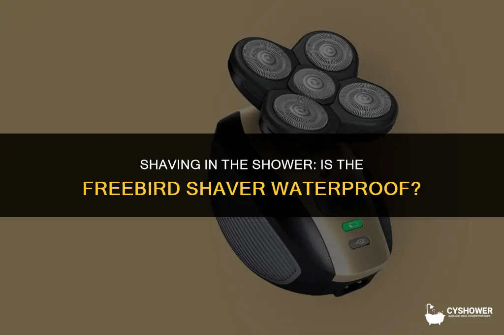 can i use freebird shaver in shower