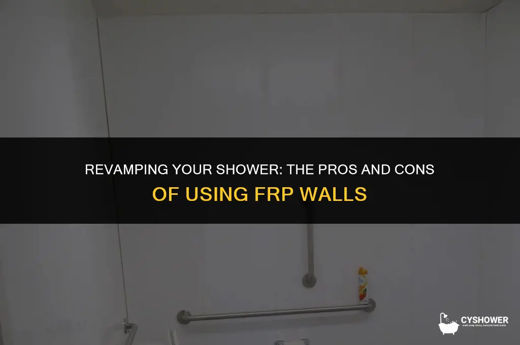 can i use frp for shower walls