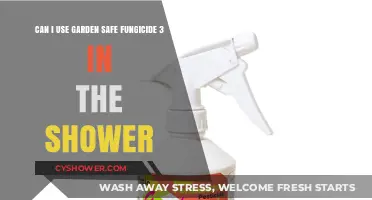 Using Garden Safe Fungicide 3 in the Shower: A Safe Practice?