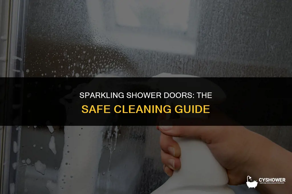 can i use glass cleaner on shower doors