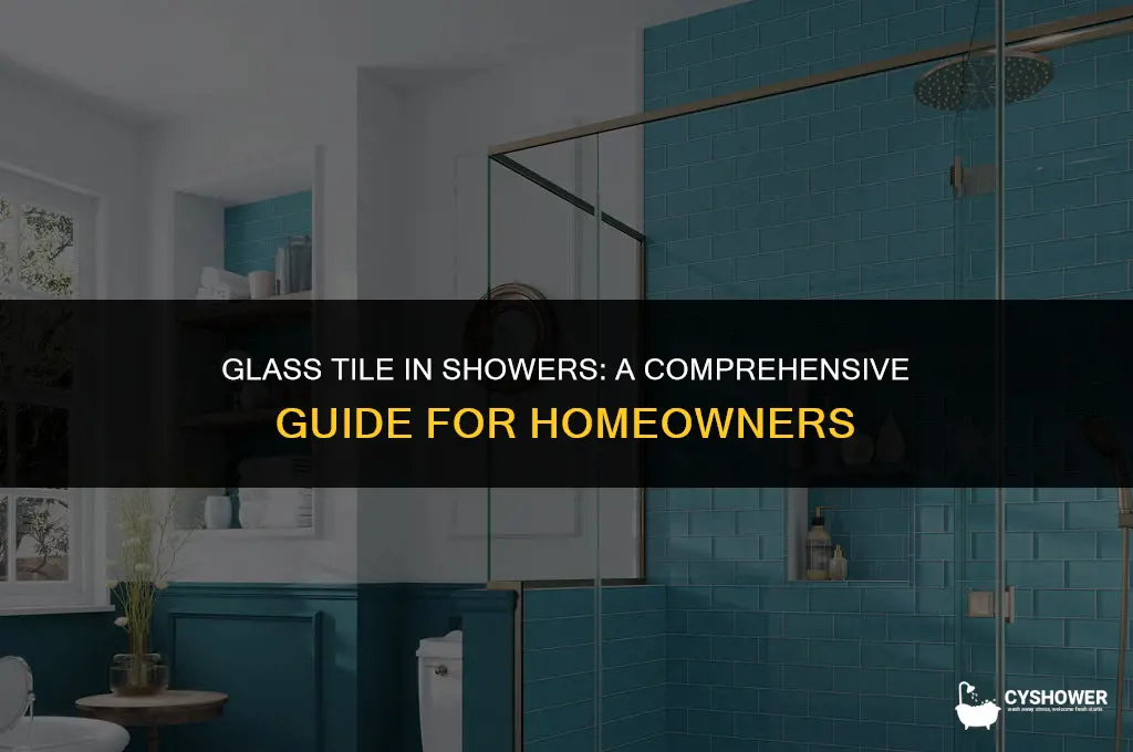 can i use glass tile in a shower