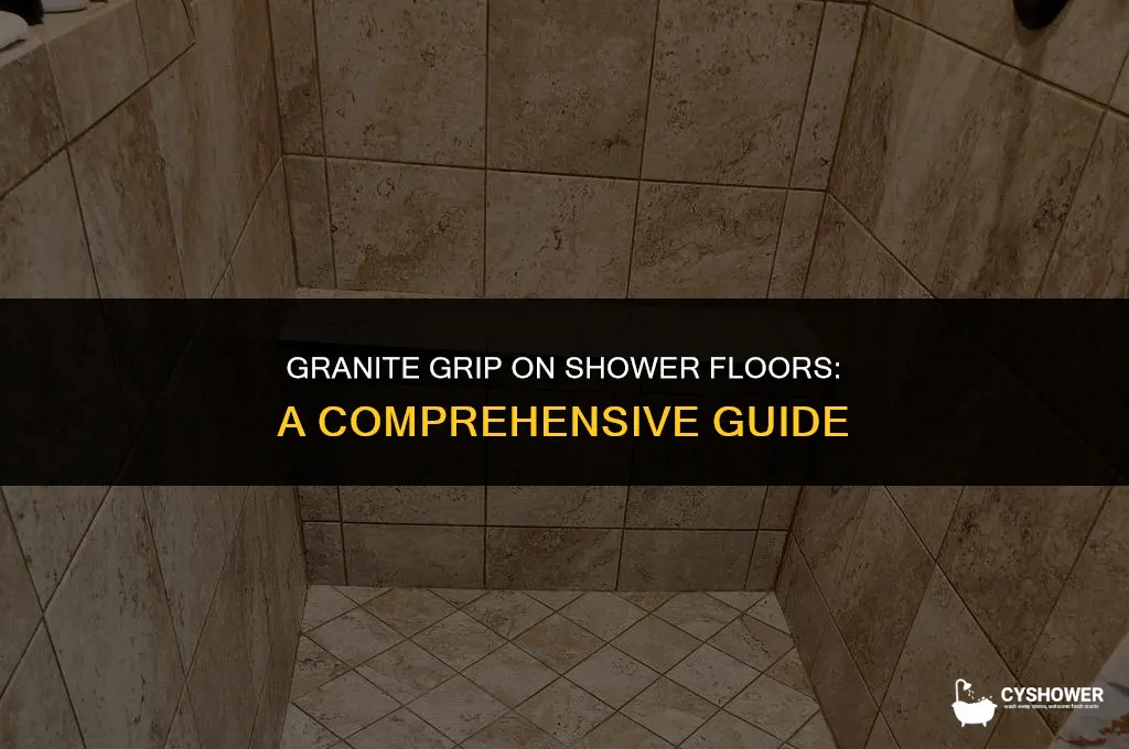 can i use granit grip on shower floir