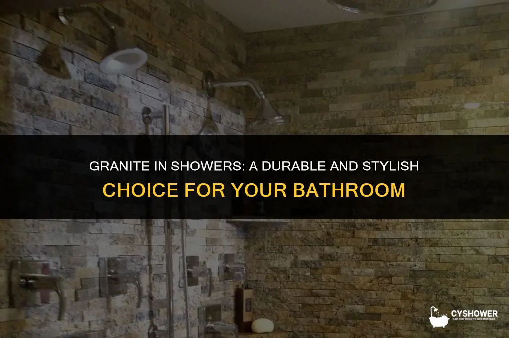 can i use granite in a shower
