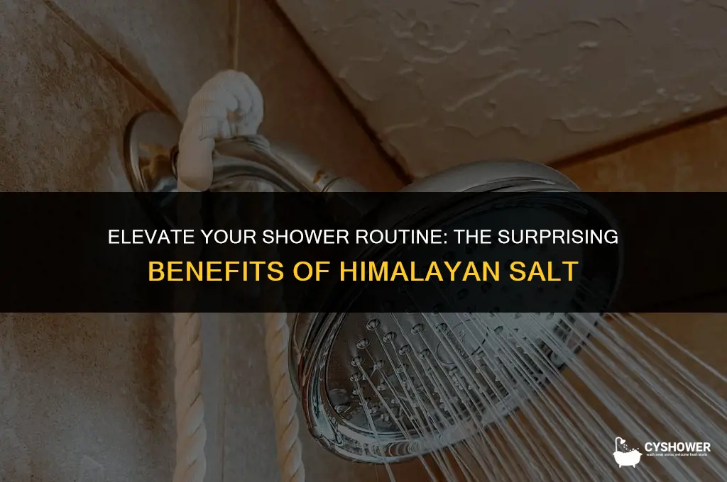 can i use himalayan salt in my shower