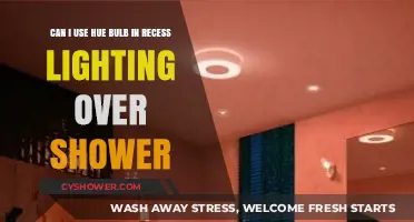 Brightening Your Shower Space: Hue Bulbs in Recessed Lighting