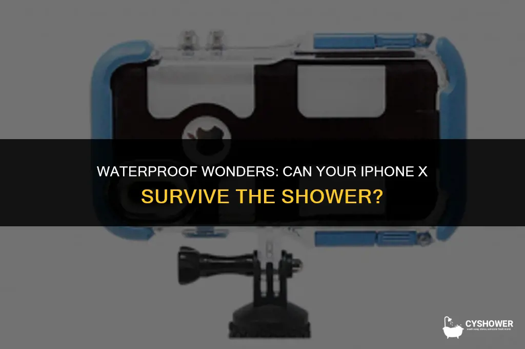 can i use ihpone x in the shower