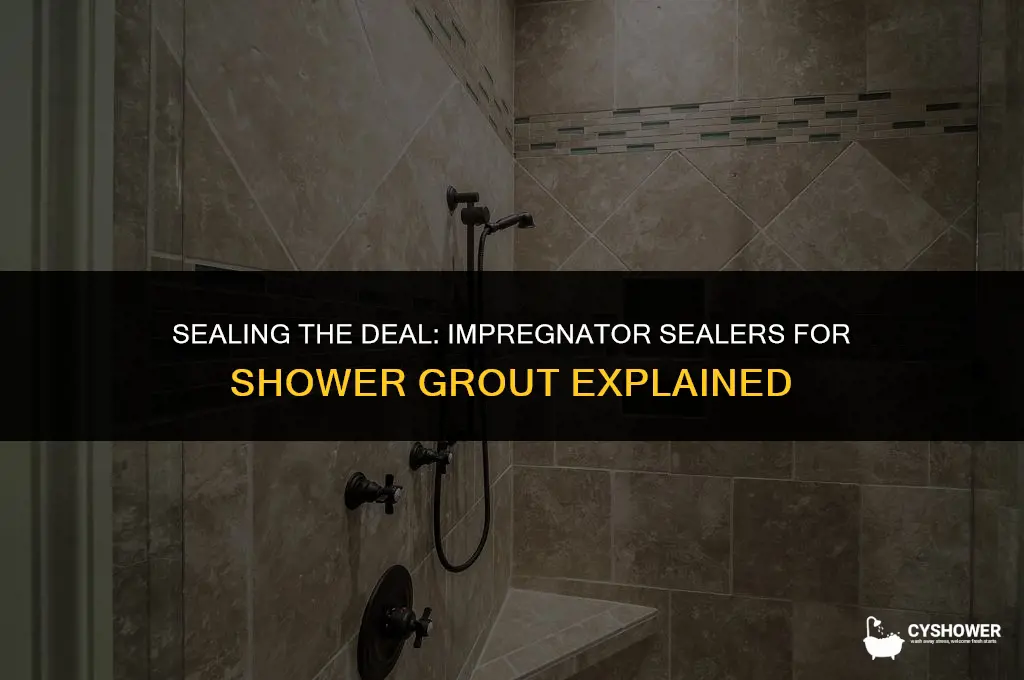 can i use impregnator sealer on shower grout