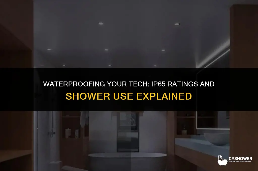 can i use ip65 in shower