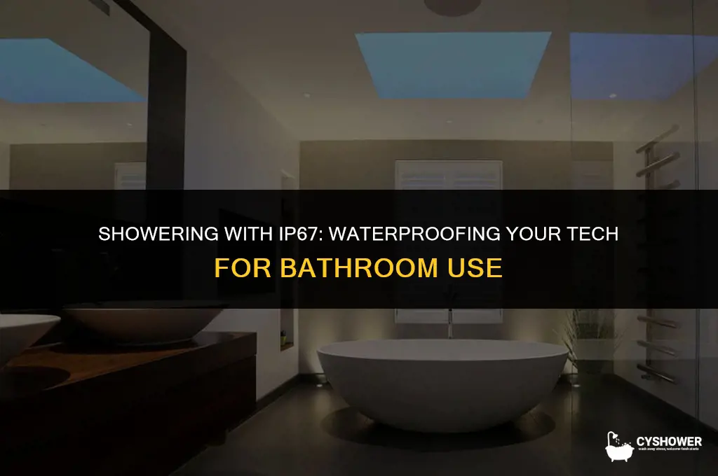 can i use ip67 in the shower