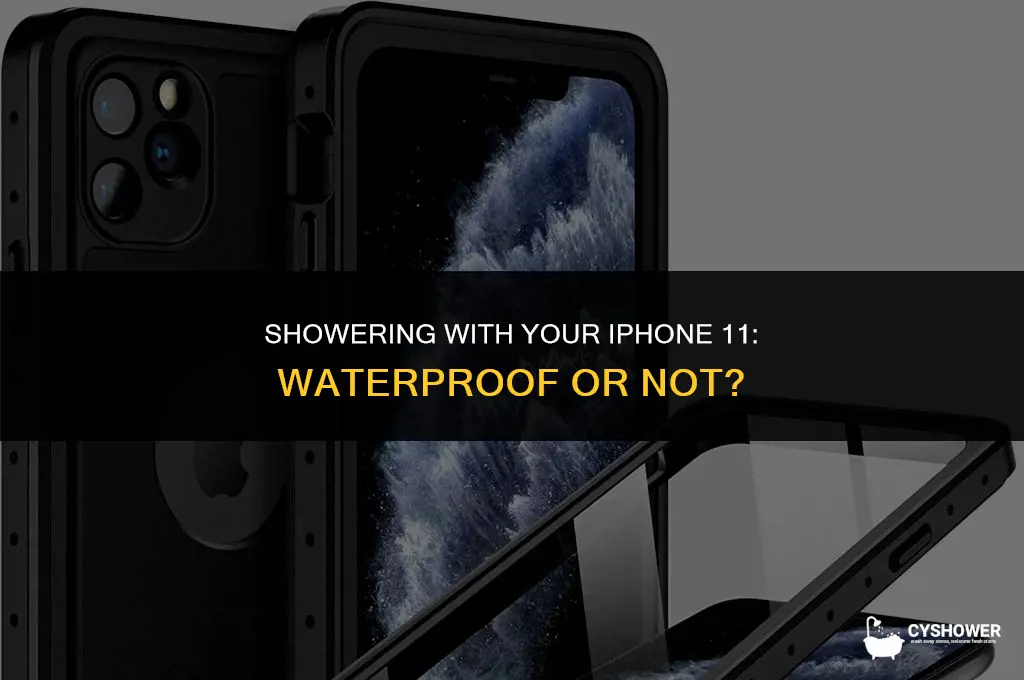can i use iphone 11 in shower