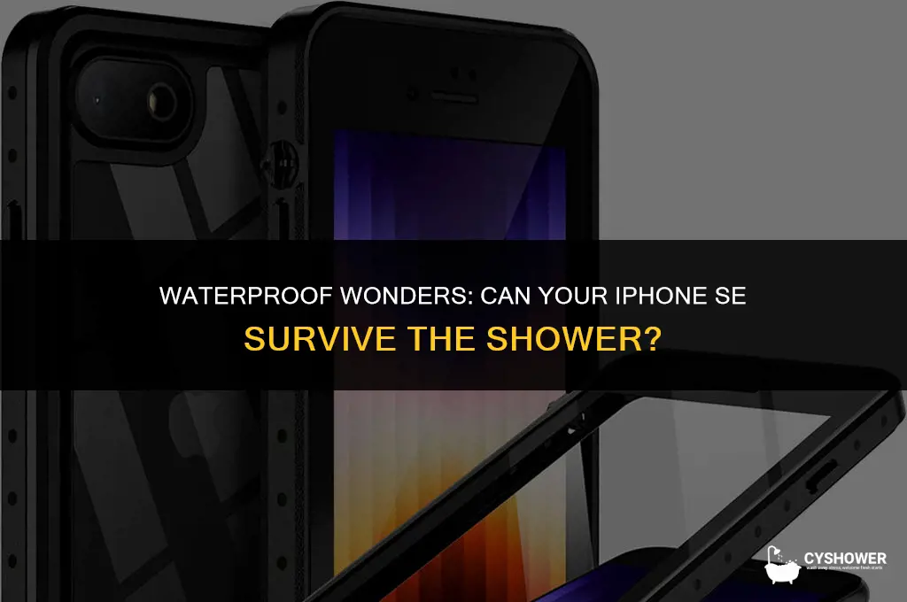 can i use iphone se in shower