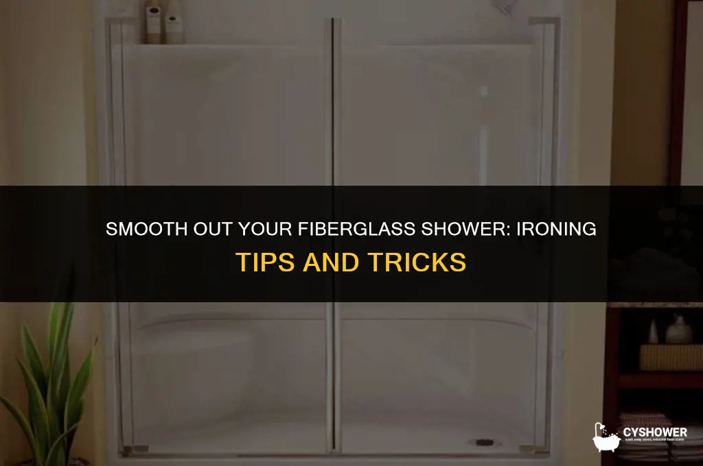 can i use iron out on a fiberglass shower
