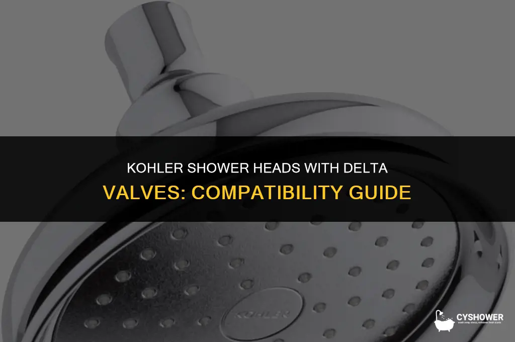 can i use kohler shower heads with delta valves