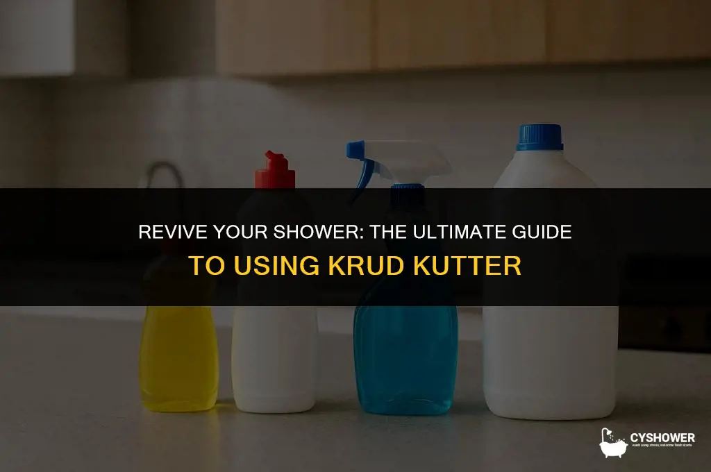 can i use krud kutter on shower