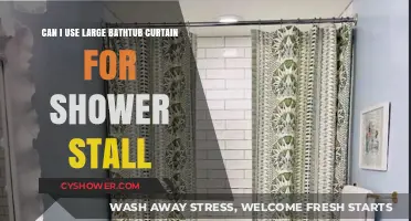 Transform Your Shower Stall: The Ultimate Guide to Using Large Bathtub Curtains