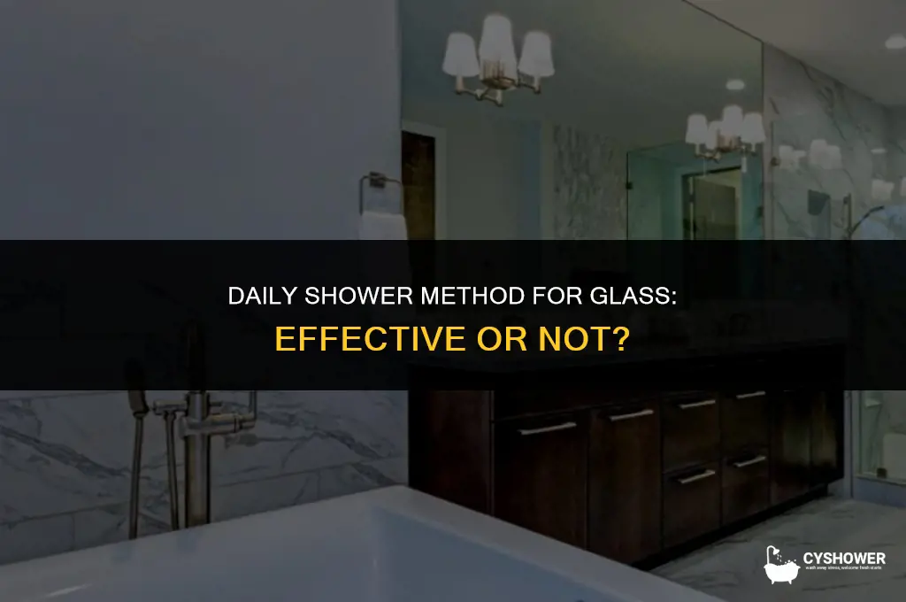 can i use method daily shower on glass