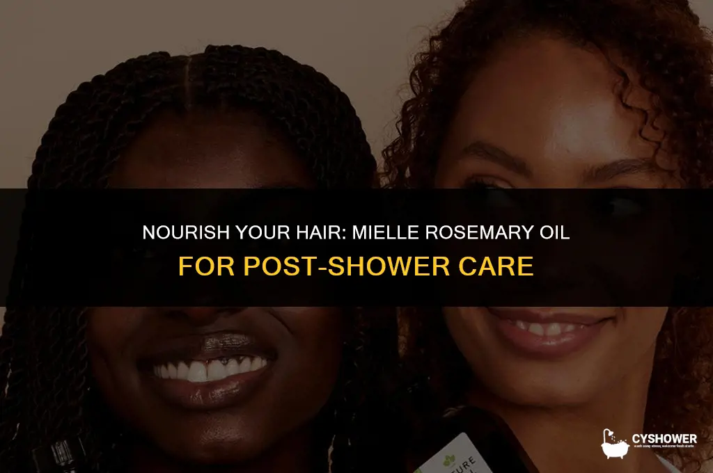 can i use mielle rosemary oil after shower