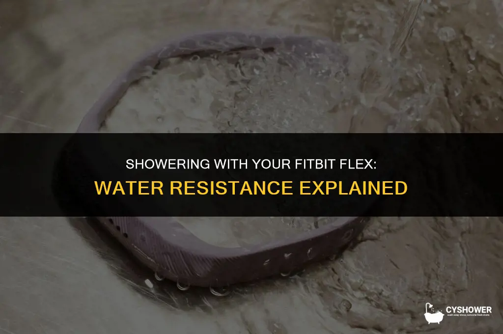 can i use my fitbit flex in the shower