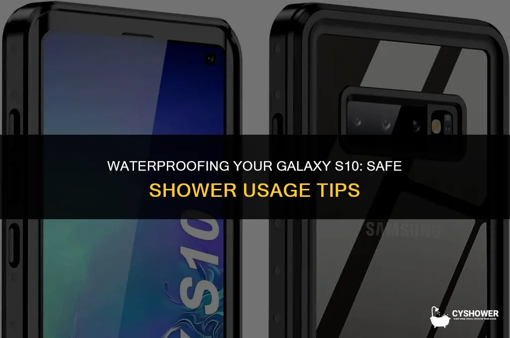 can i use my galaxy s10 in the shower