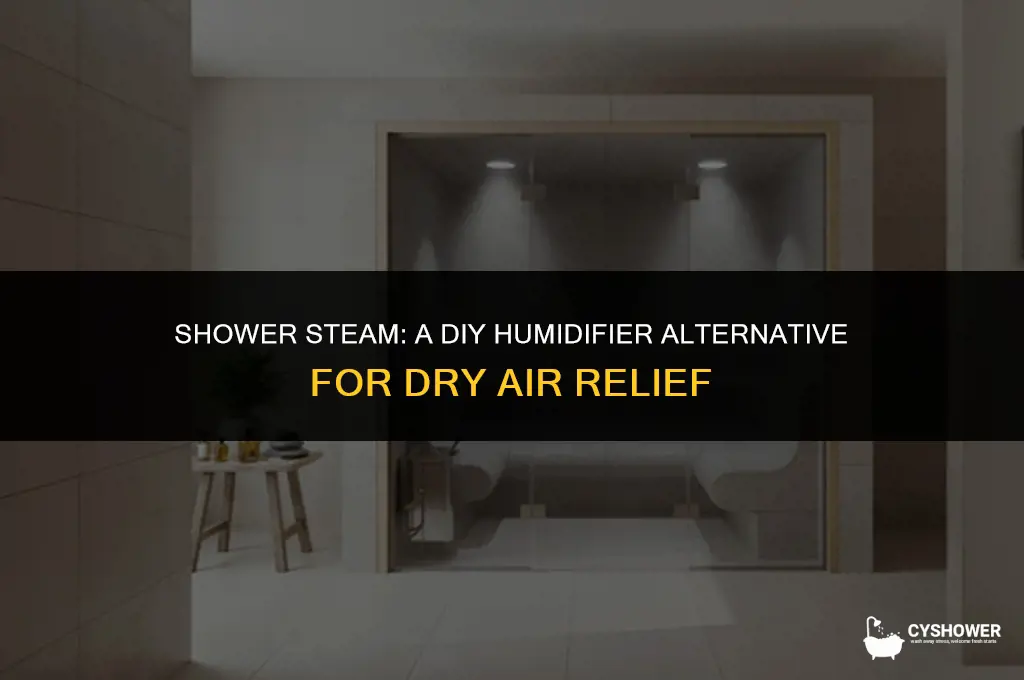 can i use my shower as a humidifier