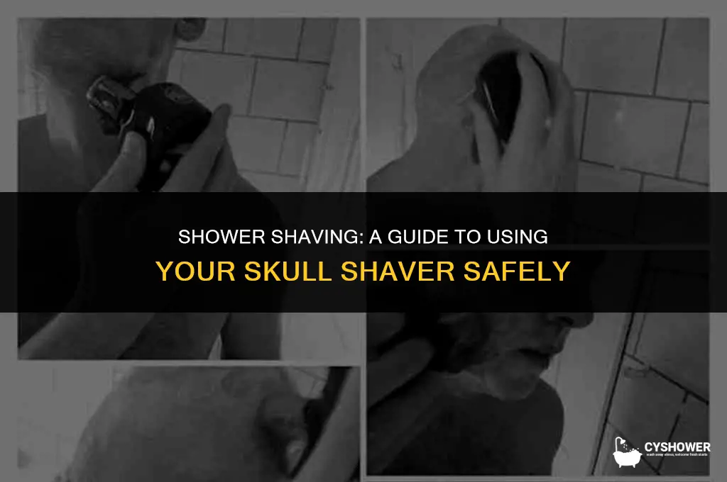 can i use my skull shaver in the shower