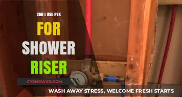 Using PEX for Shower Risers: A Comprehensive Guide