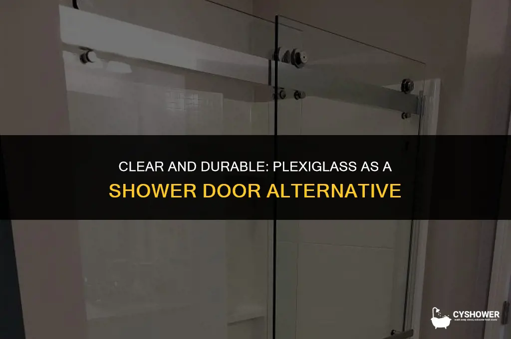 can i use plexiglass for a shower door