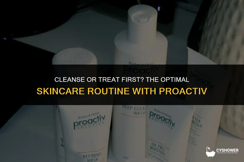 can i use proactiv before or after shower