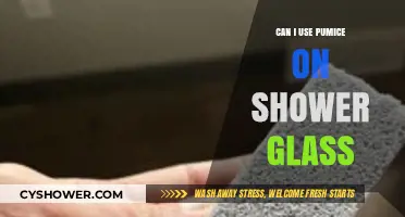 Sparkling Shower Glass: The Pumice Stone Solution