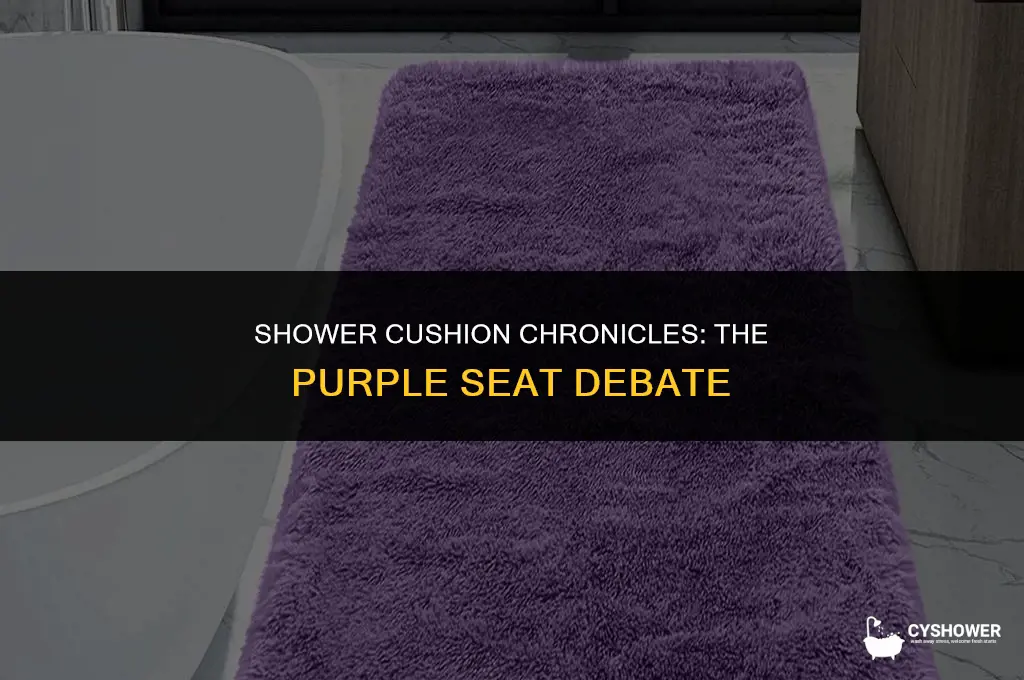 can i use purple seat cushion in my shower